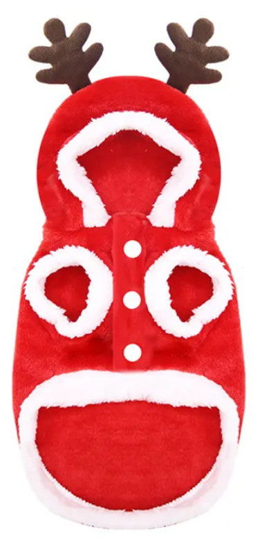 Vánoční plyšová vesta pro psa